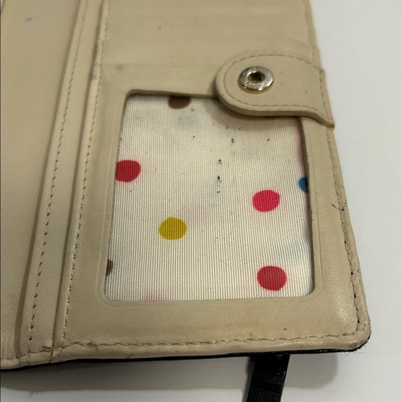 Kate Spade Black/ Cream Wallet - Picture 7 of 9
